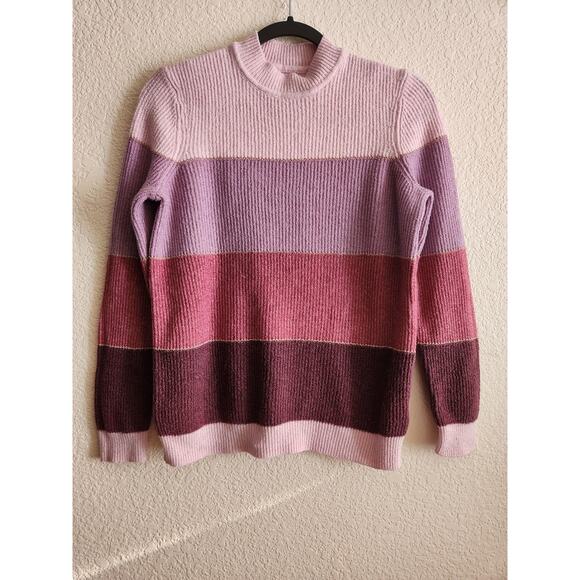 Elle Women's Cozy Colorblock Sweatshirt Sm - Picture 1 of 6